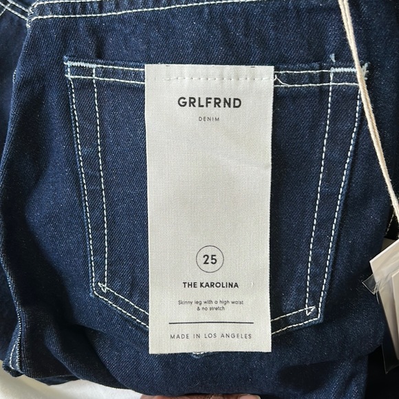GRLFRND DENIM JEANS PABTS SIZE 25 MSRP $228.00 NWT - Picture 9 of 9
